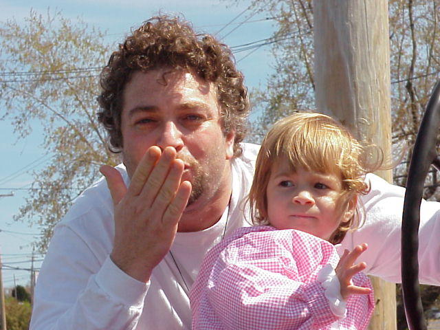 2 Dana n Daddy on a tractor 2.jpg (73242 bytes)